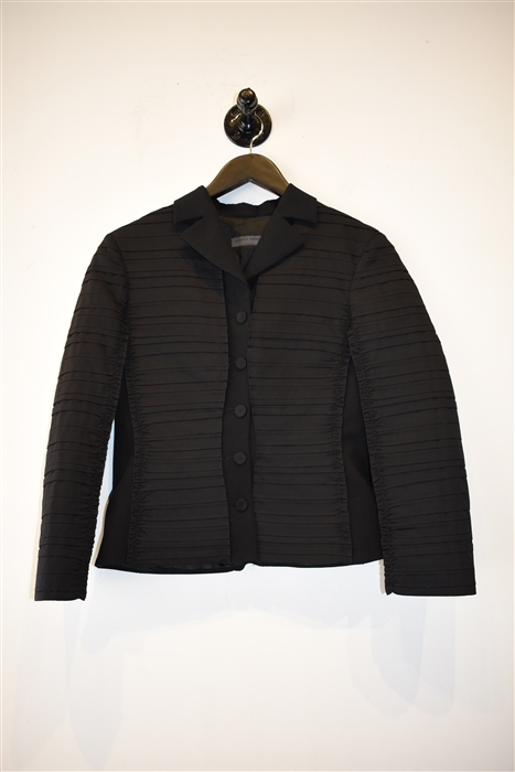 Basic Black Alberta Ferretti Dress Jacket, size S