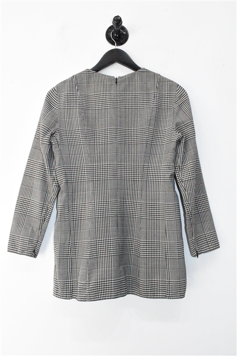 Glen Plaid Theory Pullover, size 0