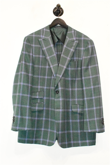 Green Check Pal Zileri Sport Coat, size 44