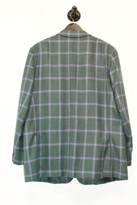 Green Check Pal Zileri Sport Coat, size 44