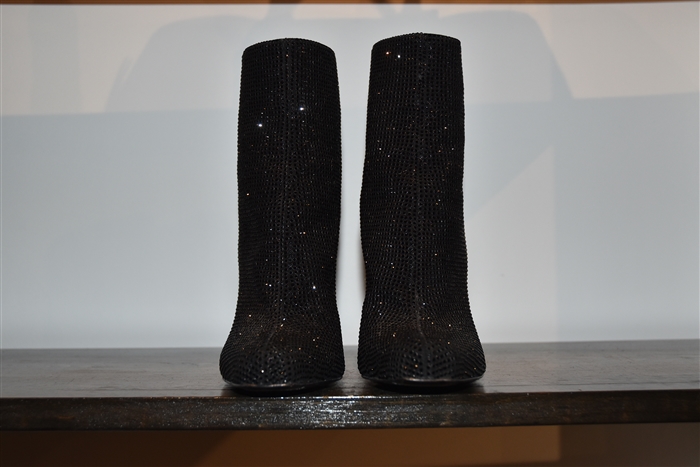 Shiny Black Dior Booties, size 7
