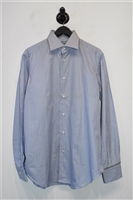 Blue Stripe Altea Button Shirt, size L