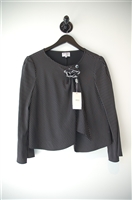 Black & Cream Armani Collezioni Cape Jacket, size 6