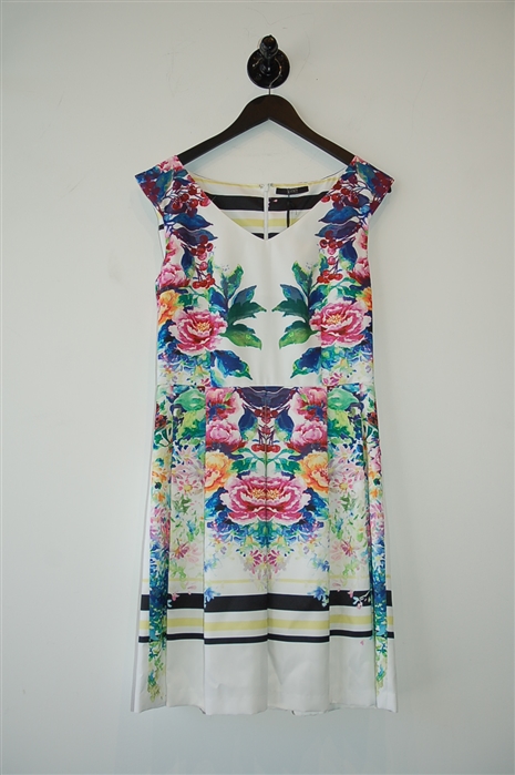 Floral Seventy A-Line Dress, size 8