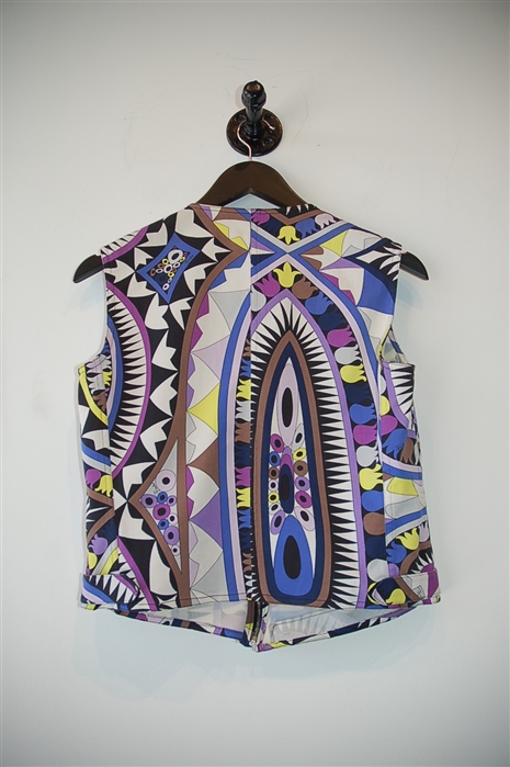Geometric Emilio Pucci Vest, size 6