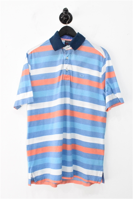 Blue Stripe Paul & Shark Polo, size L