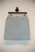 Light Denim Moschino Pencil Skirt, size S