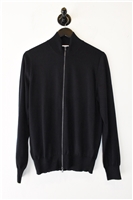 Navy Brunello Cucinelli Zippered Sweater, size M