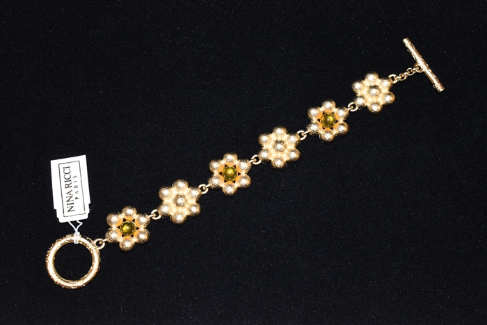 Gold Nina Ricci - Vintage Bracelet, size O/S