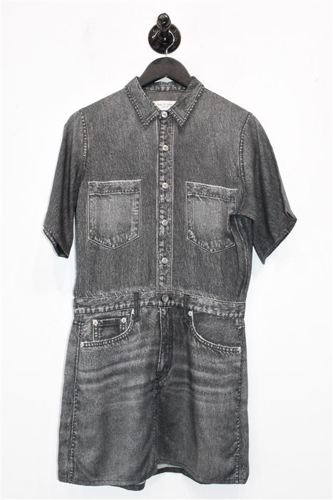 Print Rag & Bone Shirt Dress, size M