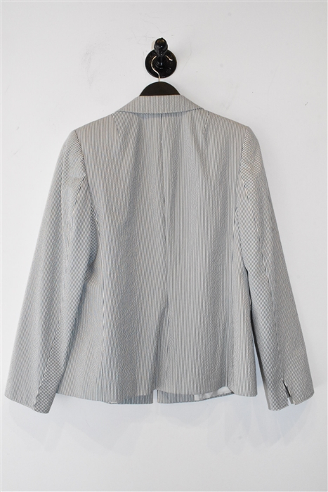 Blue Stripe Akris - Punto Blazer, size 10