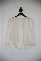 Soft White Sandro Pullover, size M