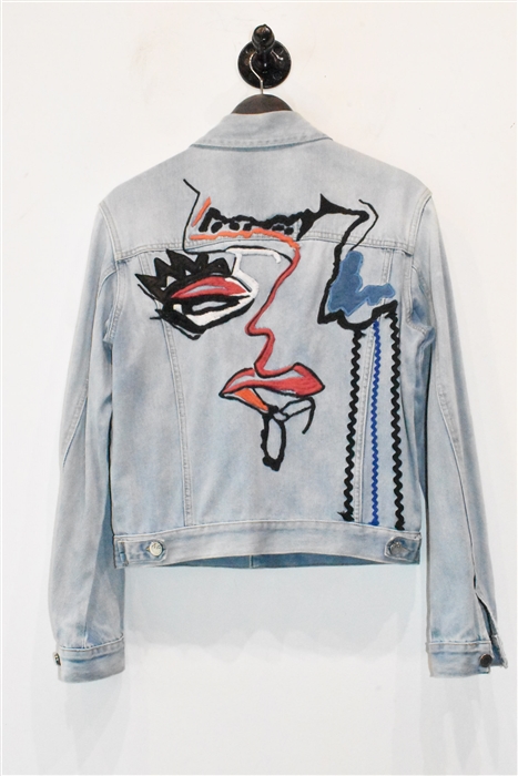 Light Denim Pinko Denim Jacket, size 4