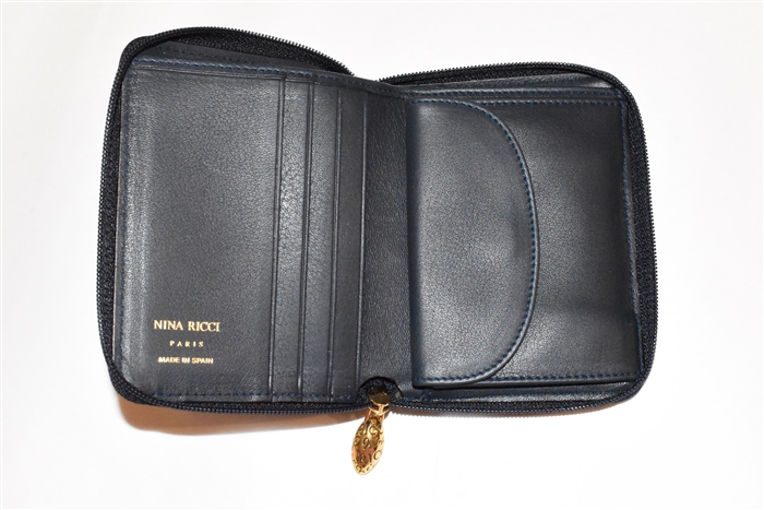 Navy Nina Ricci - Vintage Wallet, size O/S