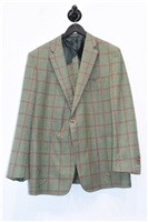 Green Check Pal Zileri Sport Coat, size 44
