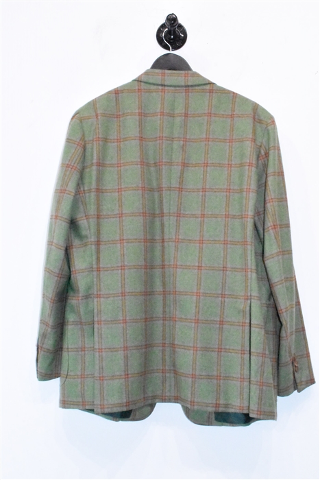 Green Check Pal Zileri Sport Coat, size 44