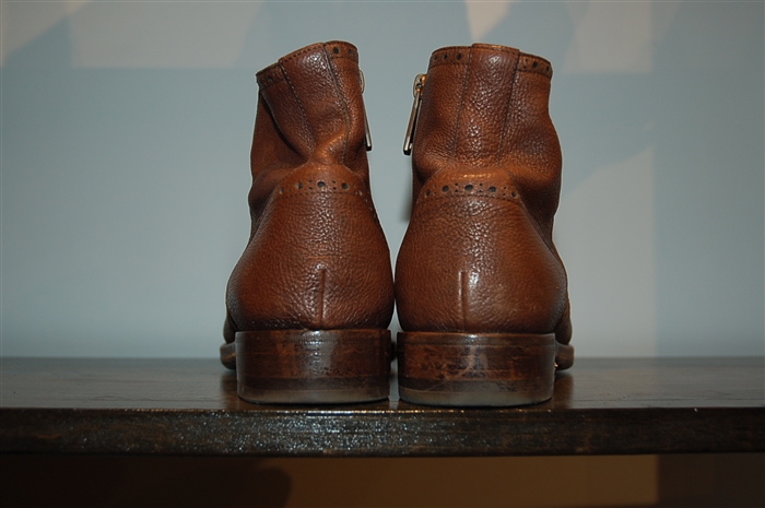 Dark Leather Dolce & Gabbana Ankle Boot, size 8.5