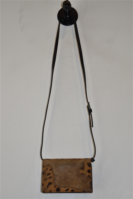 Animal Print Charlotte Olympia Wallet on Chain, size S