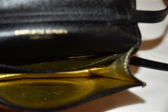 Animal Print Charlotte Olympia Wallet on Chain, size S