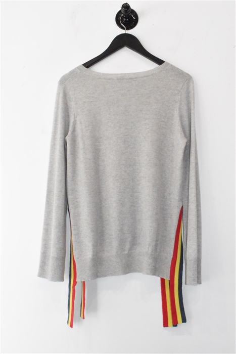 Heather Gray Autumn Cashmere Cashmere Sweater, size XS