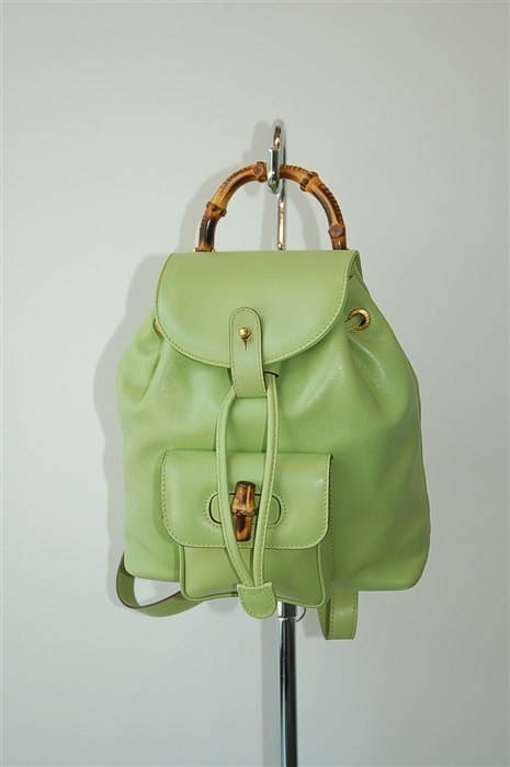 Lime Gucci Backpack, size S