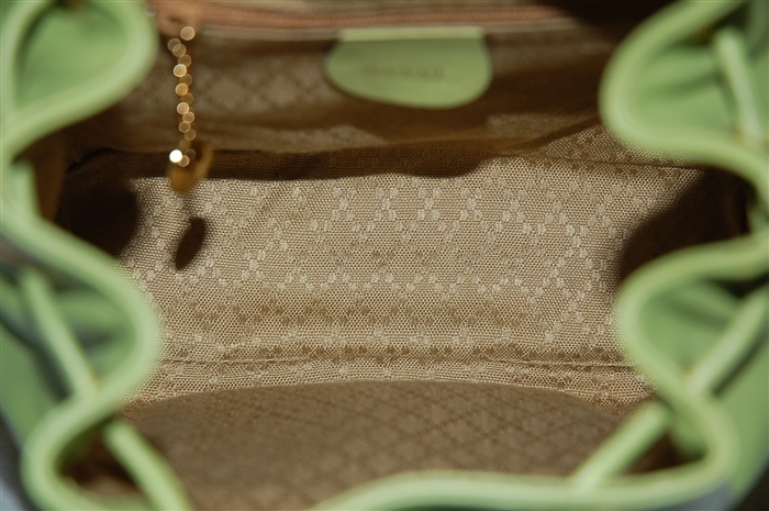 Lime Gucci Backpack, size S