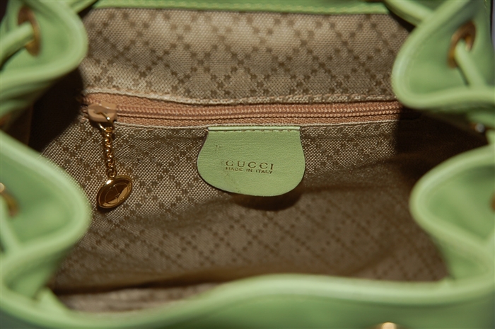 Lime Gucci Backpack, size S