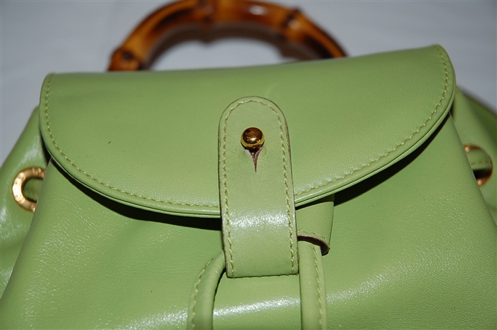 Lime Gucci Backpack, size S
