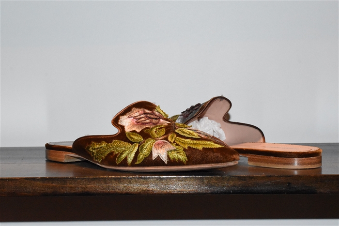 Floral Alberta Ferretti Mules, size 9