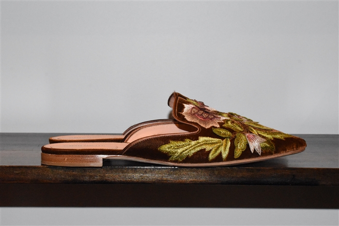 Floral Alberta Ferretti Mules, size 9