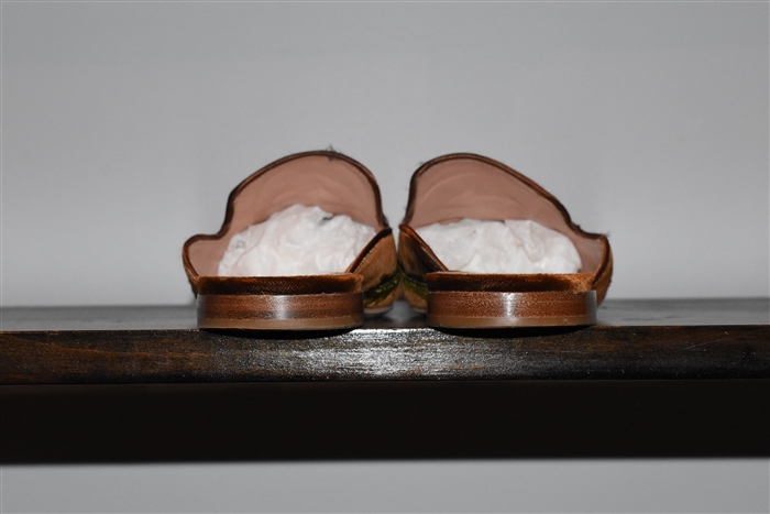 Floral Alberta Ferretti Mules, size 9