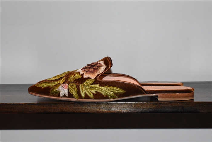 Floral Alberta Ferretti Mules, size 9