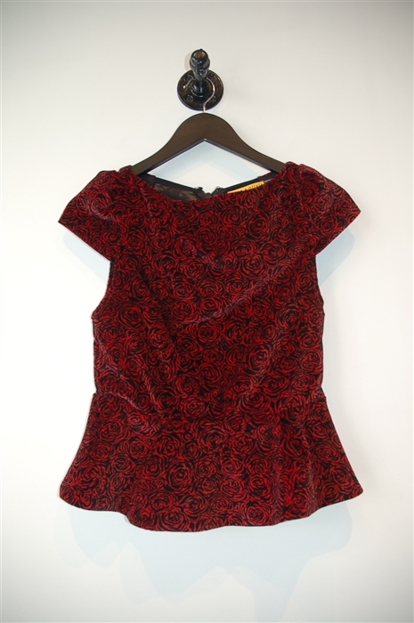Crimson Alice + Olivia Cap-Sleeve, size 6