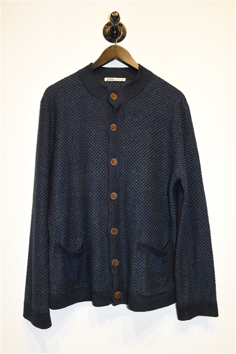 Navy Maurizio Baldassari Cardigan, size M