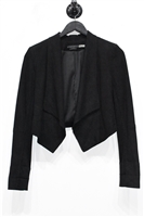 Black Suede Alice + Olivia Jacket, size XS