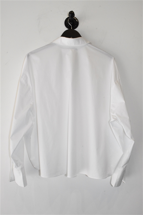 Bright White Luisa Cerano Shirt, size 10
