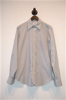 Polka Dot Black Fleece - Brooks Brothers Button Shirt, size M