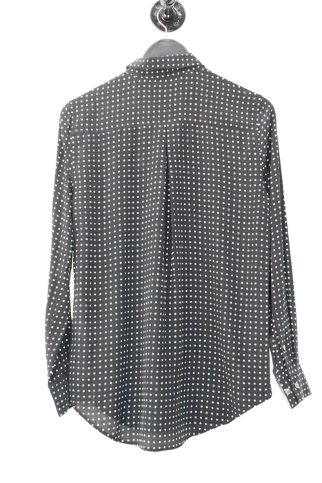 Polka Dot Equipment Silk Shirt, size S