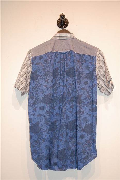 Patchwork Junya Watanabe Short-Sleeved Shirt, size M