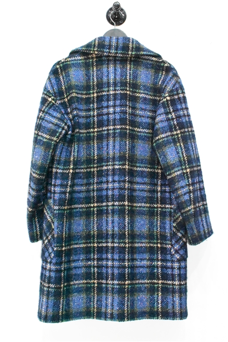 Blue Check Moschino - Love Coat, size 6