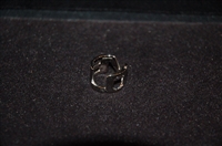 Silver Givenchy Ring, size O/S