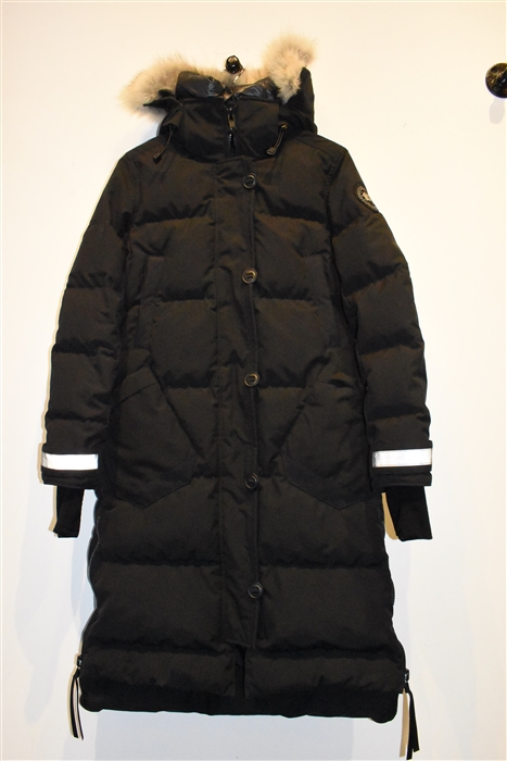 Basic Black Canada Goose Parka, size M