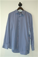 Blue Stripe Jil Sander Button Shirt, size L