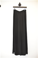 Basic Black Eileen Fisher Wide-Leg Trousers, size 6