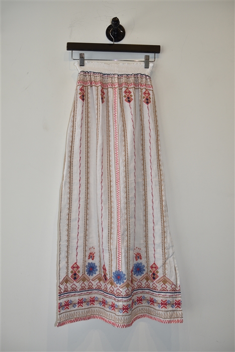 White Johnny Was Maxi Skirt, size XS