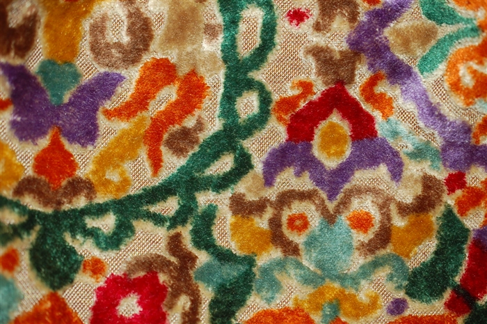 Muted Rainbow Etro Fabric Purse, size M