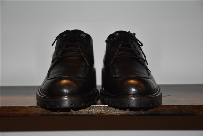 Black Leather Gianni Versace - Vintage Derby, size 9.5