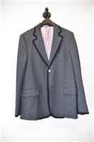Navy Check Gucci Blazer, size 40