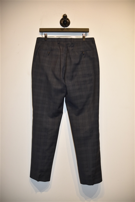 Navy Check Hugo Boss - Boss Trousers, size 32