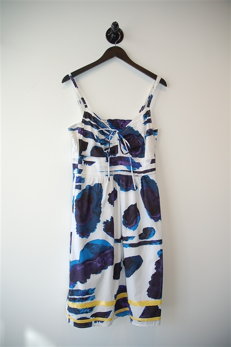 Abstract Print Luisa Cerano Casual Dress, size 8